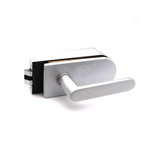 Замок для стеклянной двери с притвором 122-1605-2 SS матовый хром