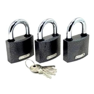 Замки навесные APECS PD-01-63 (3 замка + 5 кл.)