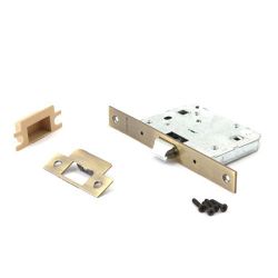 Защёлка врезная с фиксацией APECS 5600-WC AB бронза