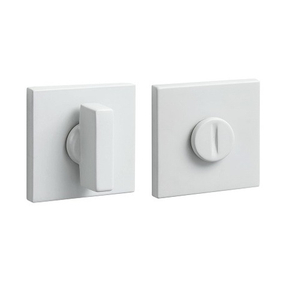 Ручка поворотная PUERTO BK AL 03 MSW slim (матовый супер белый)