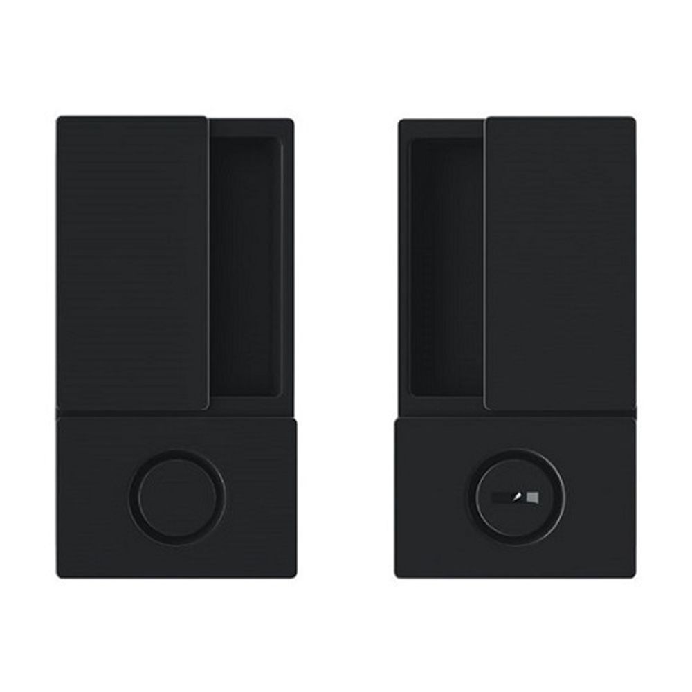 Ручка для раздвижных дверей AGB WAVE под WC B30002.02.93 (черный)