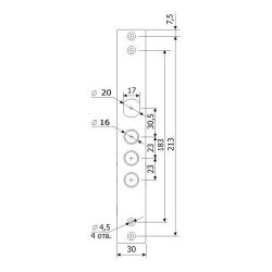 Ответная планка к ГАРДИАН 3011 /20519/