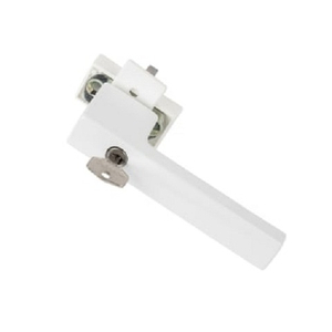 Ручка оконная WDP Сатурн с ключом, штифт 37мм, белая