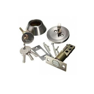 Замок врезной deadbolt 101 "K-19" (кл/верт) никель 5кл.