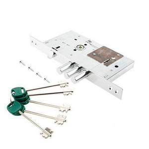 Замок врезной сувальдный KALE KILIT 252/RL (шир.пл. 35мм, ключ 75мм) 5кл.