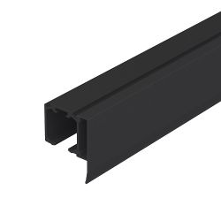 Комплект ARMADILLO Comfort-PRO верх.направ. 80/2,3/3000 и декор.накладка 3м BL (черный) /60537/