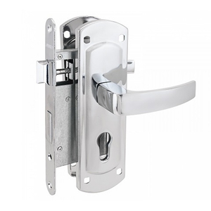 Замок врезной АЛЛЮР ЗВ4-1/55А (автомат) CP хром