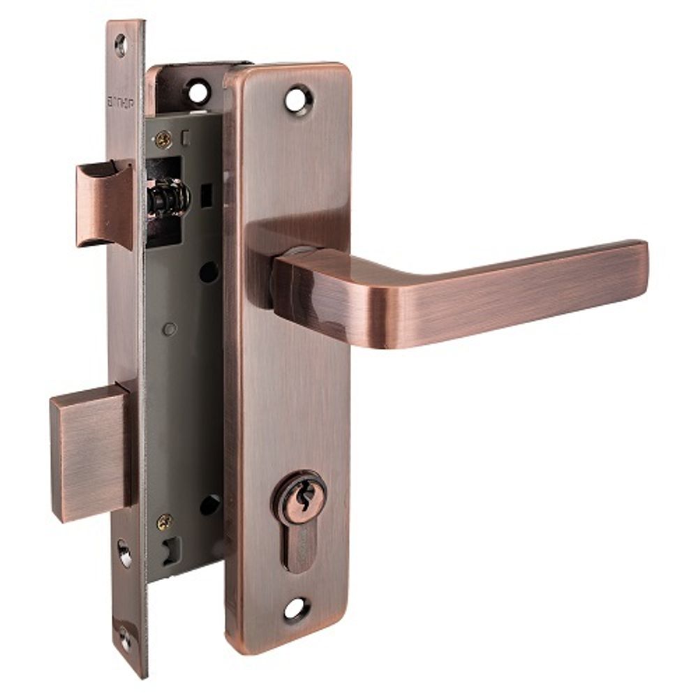 Замок врезной АЛЛЮР 126/1 AC ст.медь