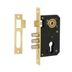 Замок врезной VETTORE 9011 SR-3R GP золото