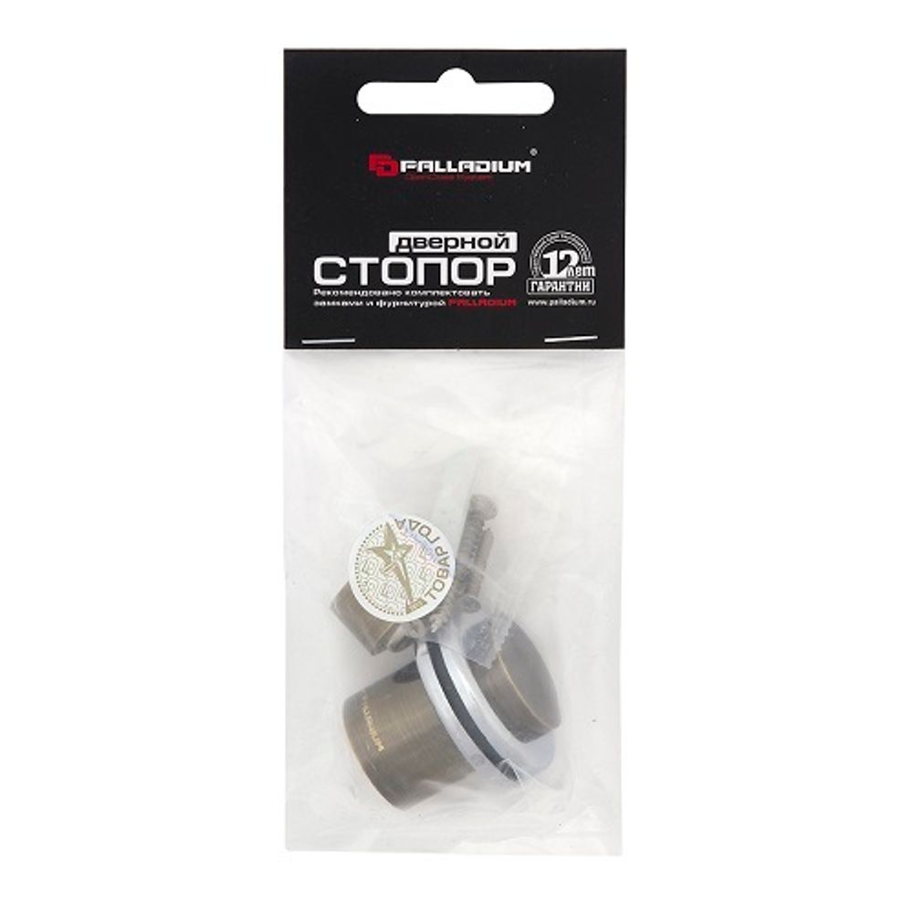 Упор дверной магнитный PALLADIUM 05-M AB бронза