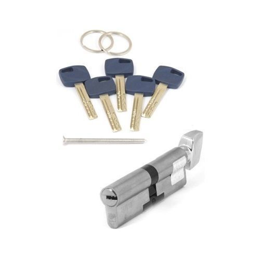 Цилиндровый механизм с вертушкой APECS Premier XR-80 (35/45C)-C15 NI никель