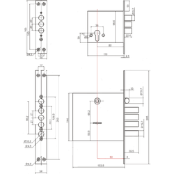 Комплект замков №8 BORDER 60021 (ЗВ1-4М+ЗВ9-8МК4)
