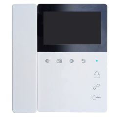 Монитор видеодомофона TANTOS Elly-S с трубкой (белый) TFT LCD 4,3" экран