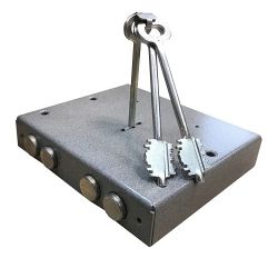 Замок накладной гаражный АЛМАЗ ЗГН-006 универсальный