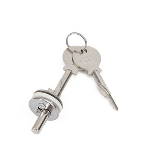 Замок мебельный врезной 611 мастер для стеклянных раздвижных дверей