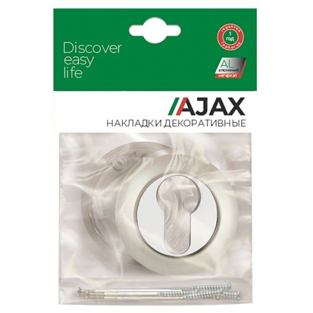 Накладка под цилиндр AJAX ET JR BL-24 черный /43401/