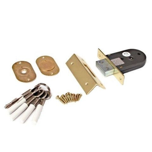 Замок врезной APECS 90-K G золото