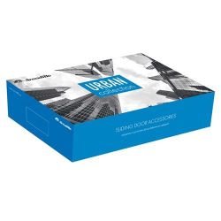 Ручка для раздвижных дверей ARMADILLO SH010 URB BL-26 черный /42391/