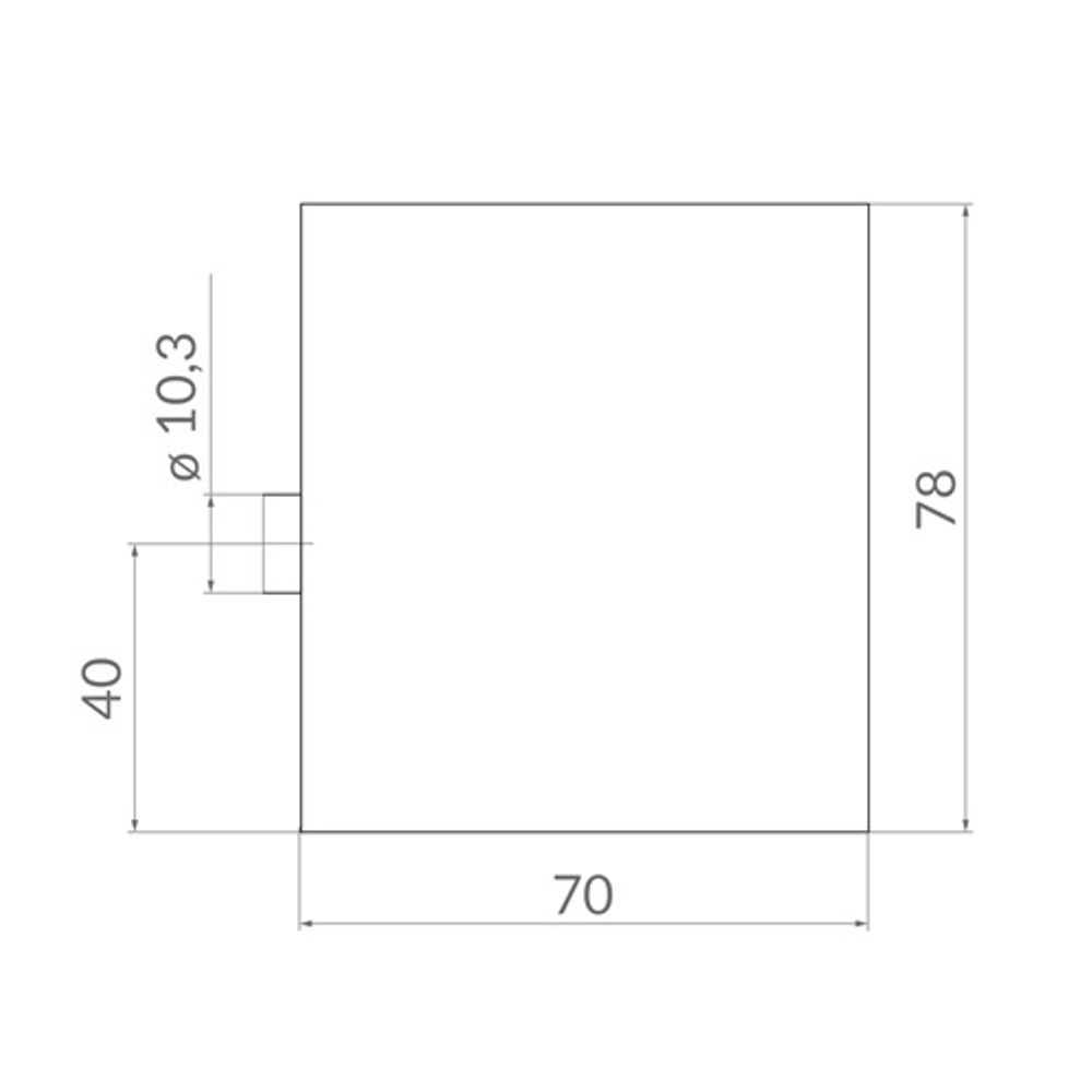 Замок навесной PUNTO PK-1480 3 кл. /57441/