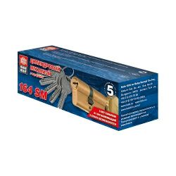 Цилиндровый механизм с вертушкой KALE KILIT 164 SM/62 (26+10+26) латунь 5кл. /25557/