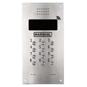 Вызывная видеопанель МАРШАЛ CD-7000-PR-V-PAL моноблочный видеодомофон на 255 абонентов, счит. Proxi