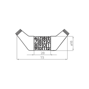 Замок тросовый AJAX PD-0665-CODE /57469/