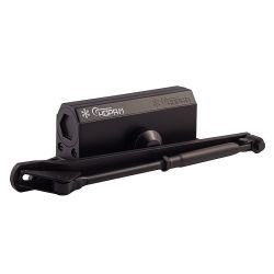 Доводчик дверной морозостойкий НОРА-М №4s до 120кг черный