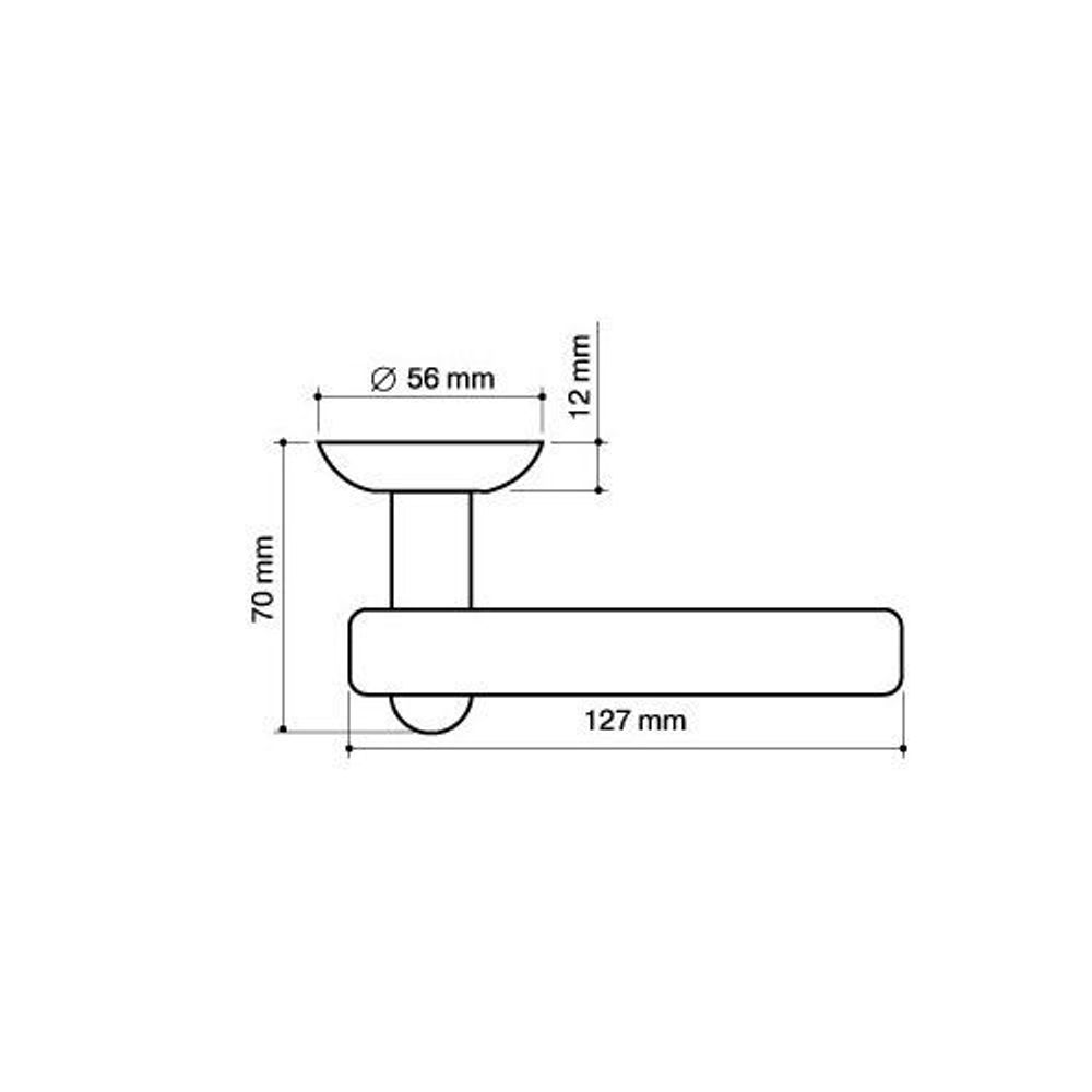 Ручка раздельная FUARO MERCURY RM SG/GP-4 мат.золото/золото /38681/