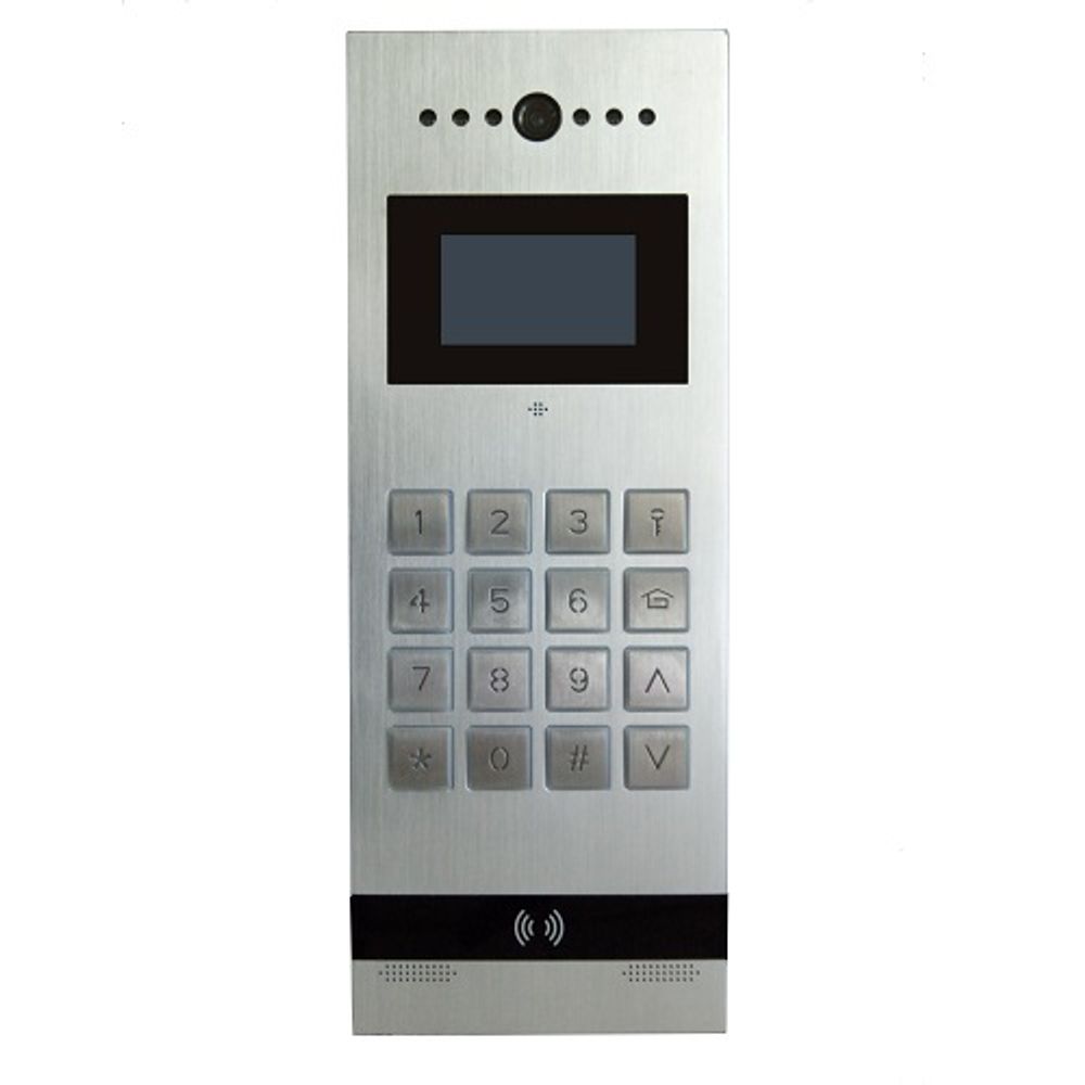 Вызывная видеопанель TANTOS TS-VPS-EM lux WG встроенный считыватель EM-Marine и выходом Wiegand-26