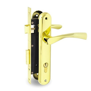 Замок врезной с ручками PALLADIUM ЗВ-AL 1853 GP золото