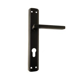 Ручки на планке MSM 649L BK/SN черный/мат.никель