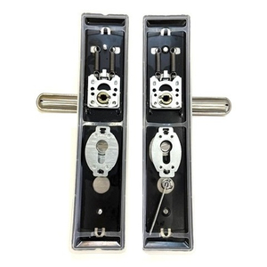 Ручка на китайскую дверь LEKSA 608A-5 хром (универсальная)