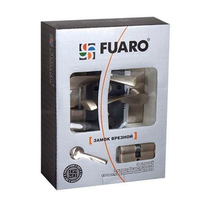 Замок врезной FUARO SET F1611 CP хром /30641/