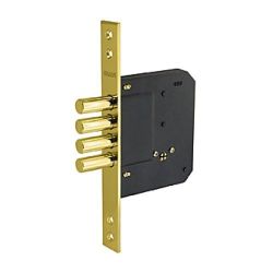 Замок врезной FUARO 200-4MF/PB латунь 5 ключей