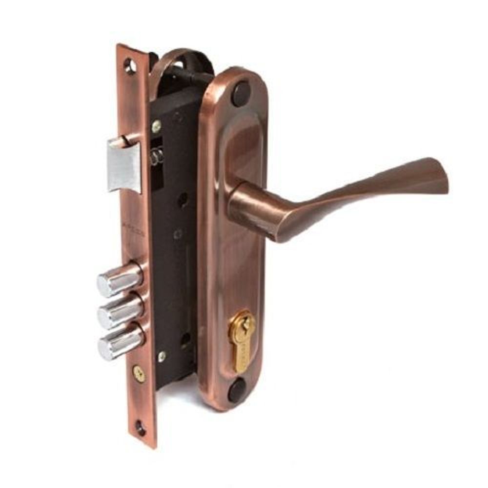 Замок врезной APECS 1523/60 AC медь