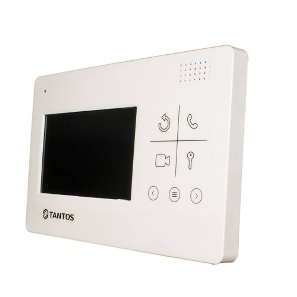 Монитор видеодомофона TANTOS Lilu lux (белый) TFT LCD с 4,3" дисплеем