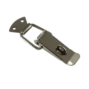 Замок накидной с проушиной L=105 никель