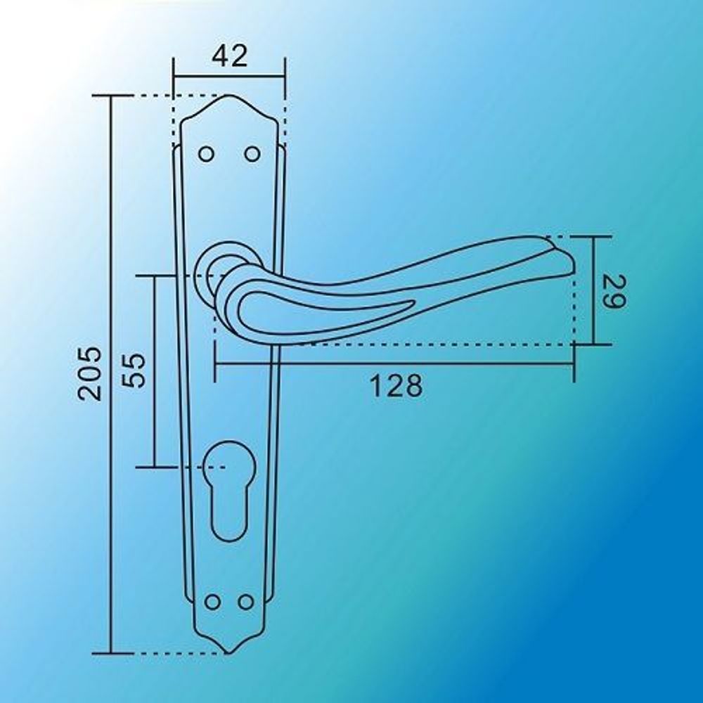 Ручки на планке MSM 400V SN/CP мат.никель/хром