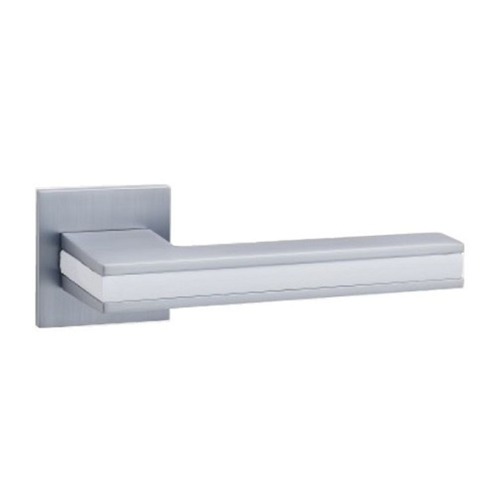 Ручка раздельная ABRISS R50.187 MCP/WH матовый хром/белый