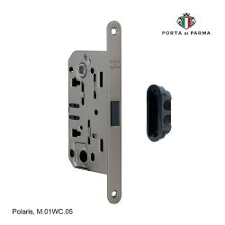 Замок врезной магнитный под фиксатор PORTA DI PARMA Polaris GR графит