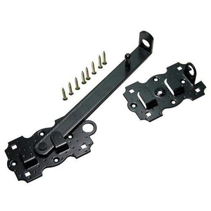 Щеколда большая НОЭЗ ЩБ-250-Прав-S черный матовый