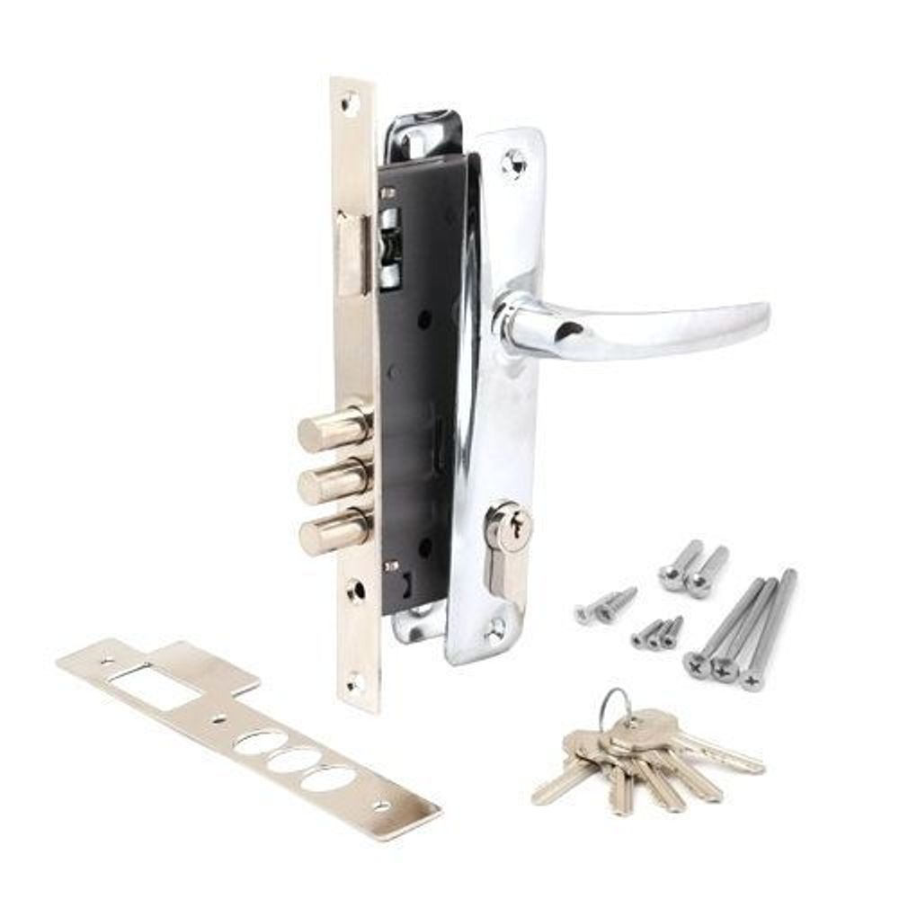 Замок врезной APECS 1524/60 CR хром