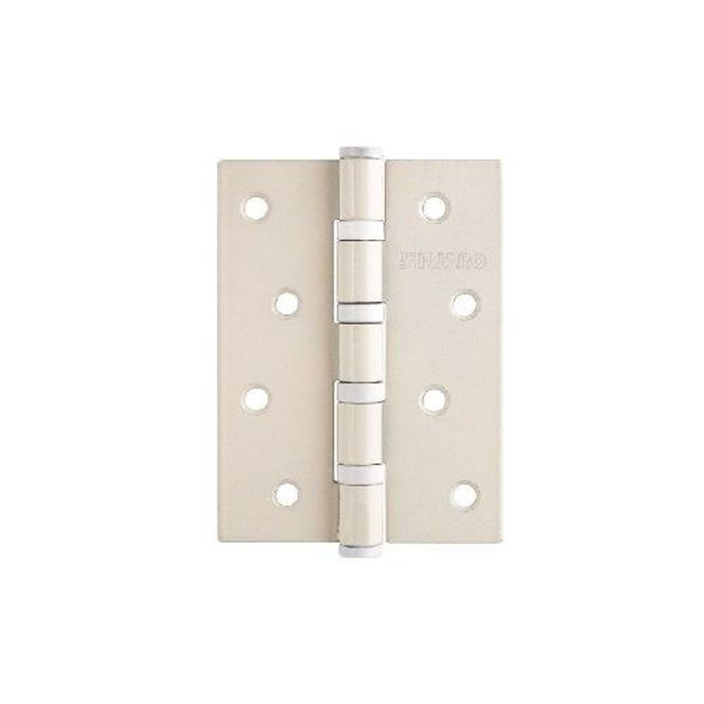 Петля дверная универсальная FUARO 4BB 100x75x2,5 WH белый /40841/