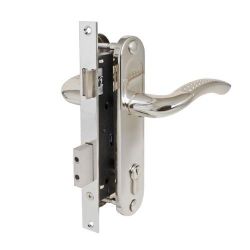 Замок врезной ЗУБЕР ЗВ 7096-70 мм CP хром