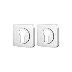 Накладка под цилиндр ARMADILLO ET/SQ-CP-8 хром /20453/