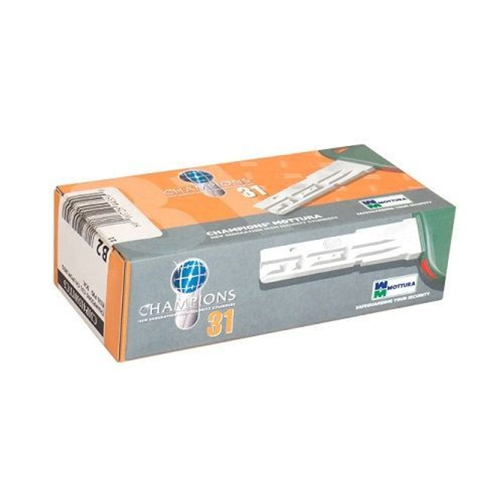 Цилиндровый механизм с вертушкой MOTTURA C31F464601RTC5 (92 мм/41+10+41) латунь /8008/