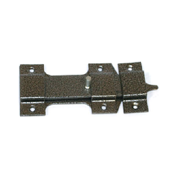 Засов накладной "Делга" (серый) фигурный