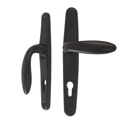 Нажимной гарнитур STUBLINA 1025.00.313 Е=92 мм черный (RAL 9005)