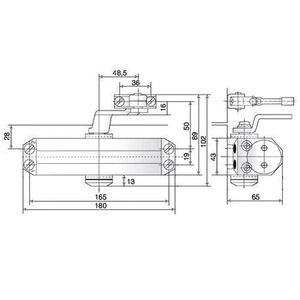 Доводчик дверной DORMA TS-77/4 антрацит