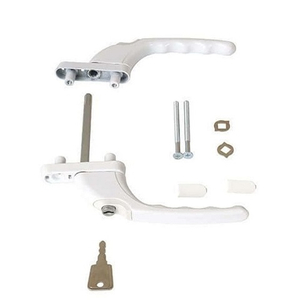 Гарнитур бал. прям. с ключ.с одной стор, штиф. 47 мм, бел. RAL9016(8 час.)